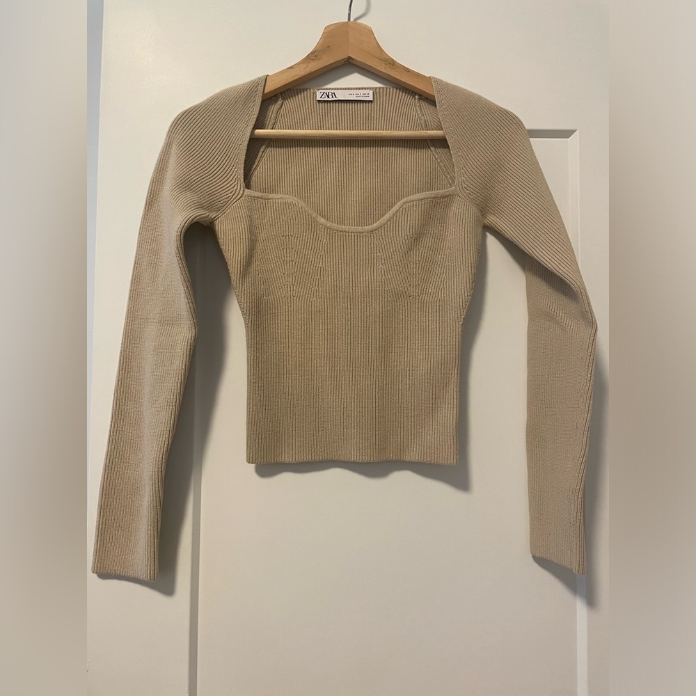 ZARA Ribbed Sweater - Picture 3 of 5